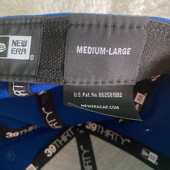 🆕⚾️Seattle Mariners MLB New Era 39Thirty Hat Cap Royal Blue Size Medium-Large - Picture 7 of 8